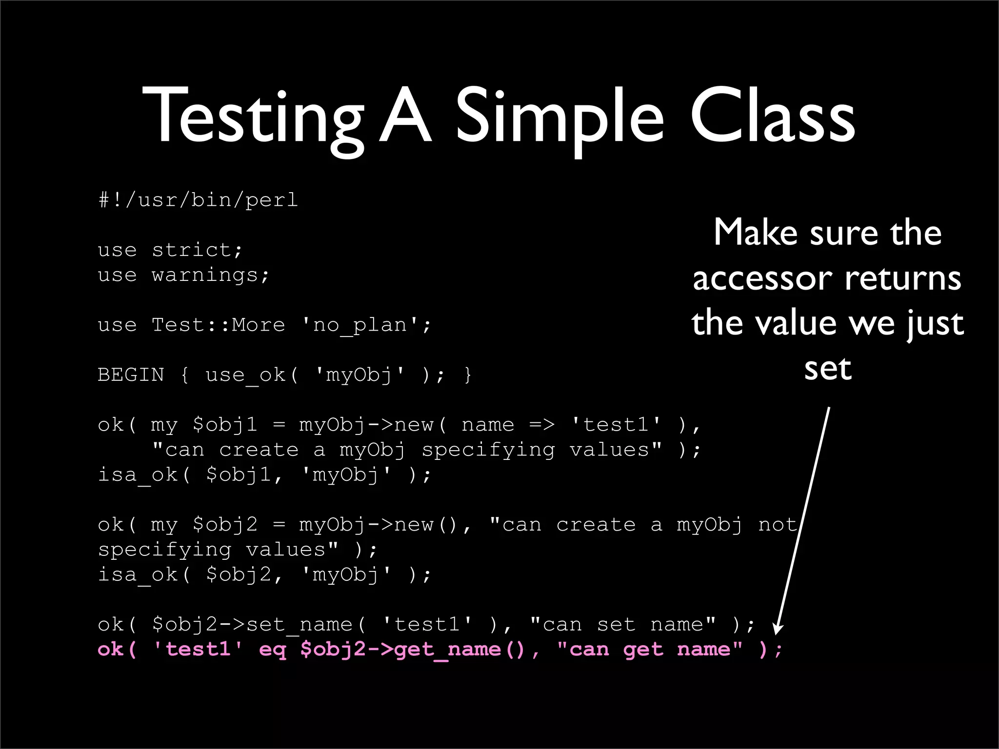 Testing Code and Assuring Quality