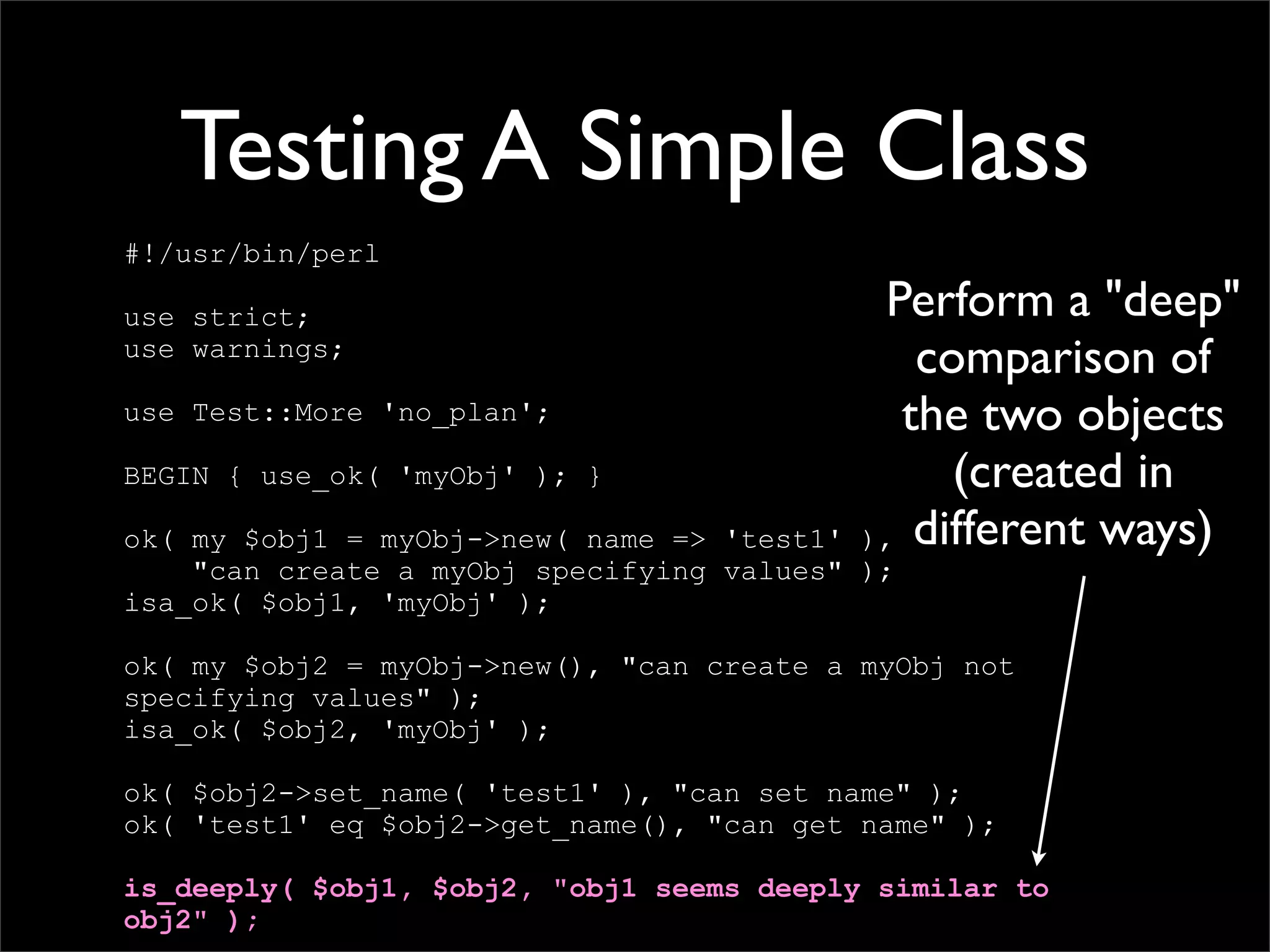 Testing Code and Assuring Quality