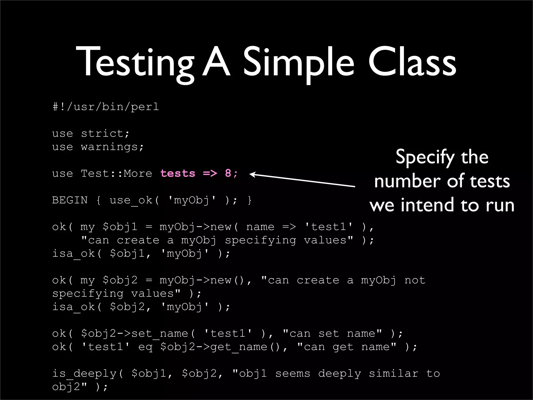 Testing Code and Assuring Quality