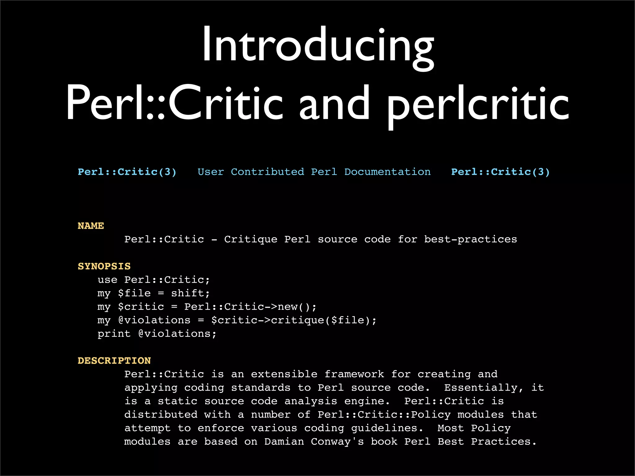 Testing Code and Assuring Quality