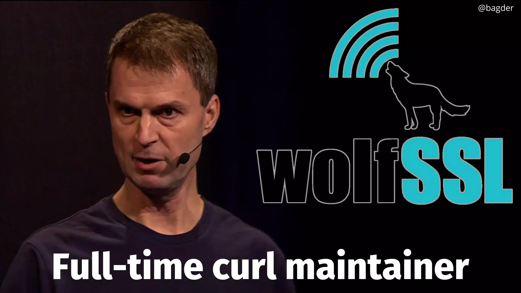 Full-time curl maintainer
@bagder@bagder
 