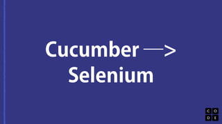 Cucumber —> 
Selenium 
 