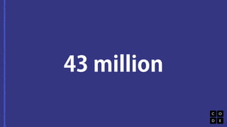 43 million 
 