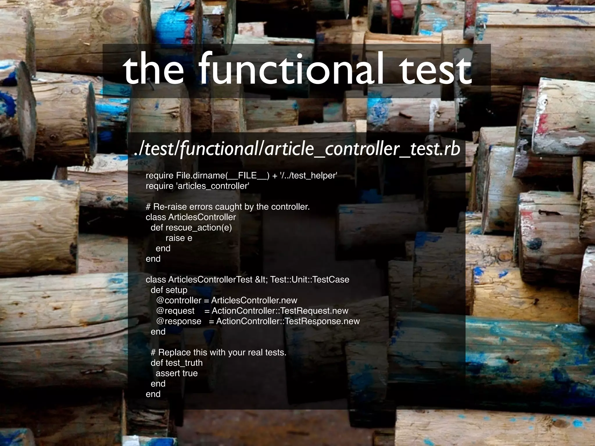Testing Legacy Rails Apps