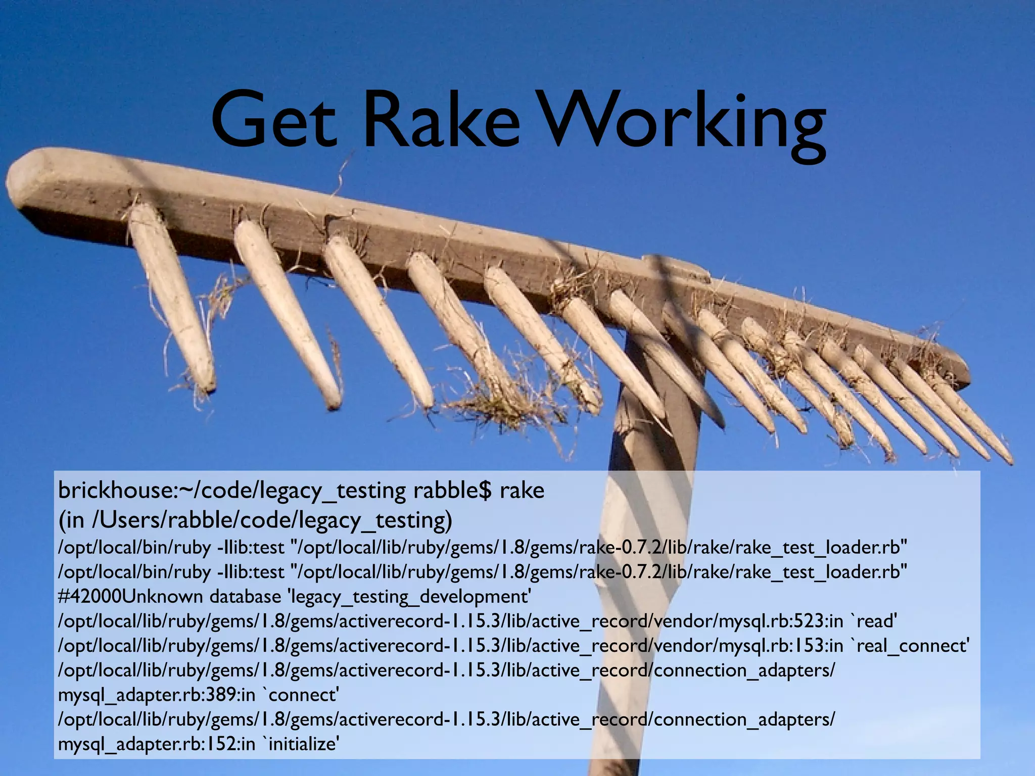 Testing Legacy Rails Apps