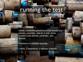 Testing Legacy Rails Apps