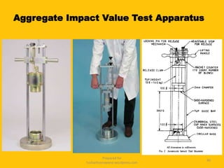 Testing of concrete materials | PPTX