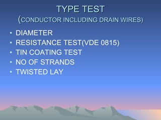 Testing Of Instrumentation Cable | PPT