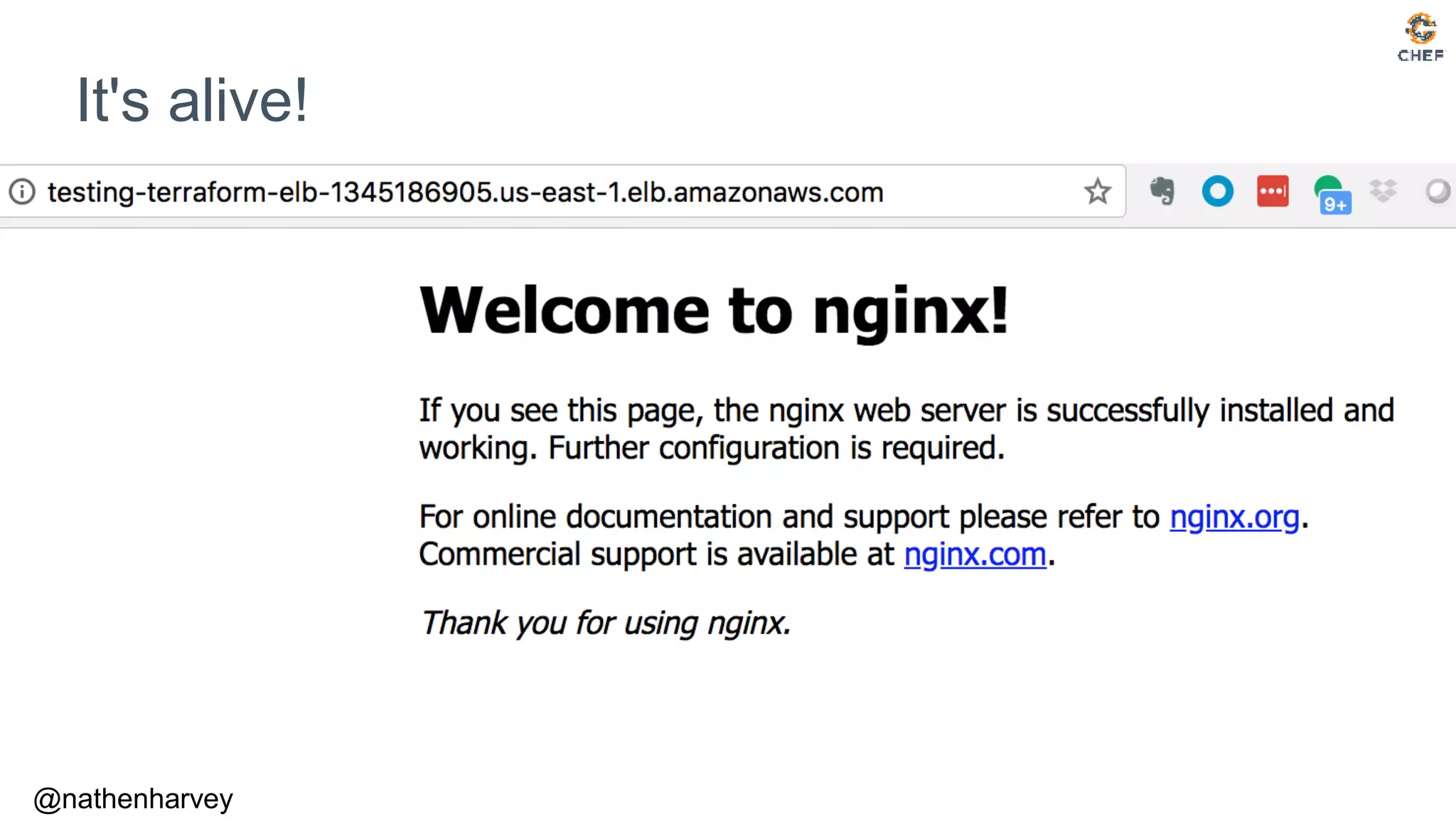 @nathenharvey
It's alive!
 