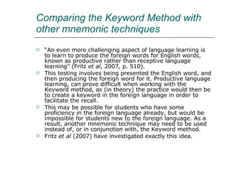 Testing The Keyword Method | PPT