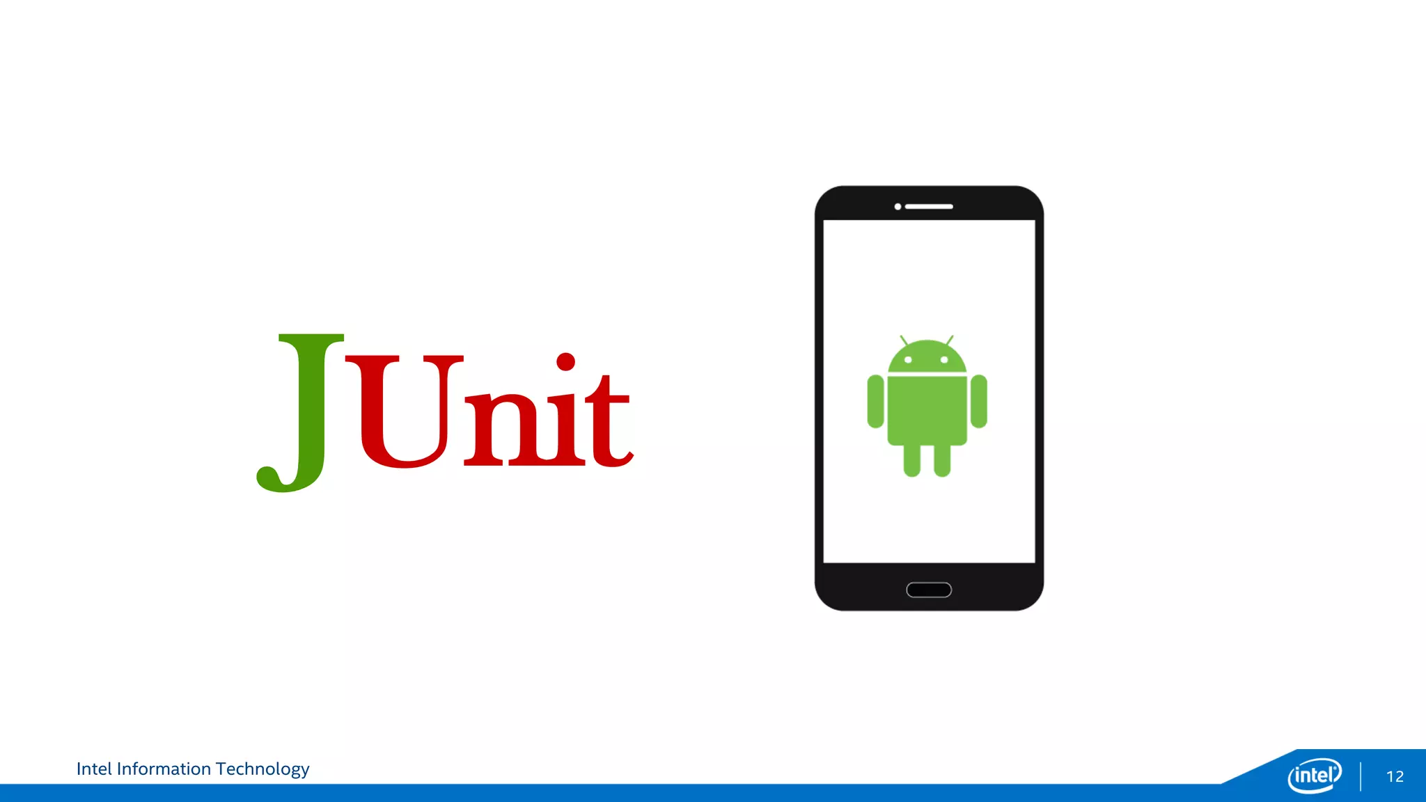 Intel Information Technology 12
JUnit
 