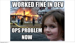 14
Wednesday, April 30, 14
 