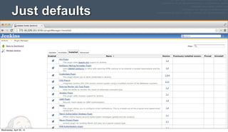 Just defaults
405
Wednesday, April 30, 14
 