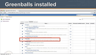 Greenballs installed
409
Wednesday, April 30, 14
 