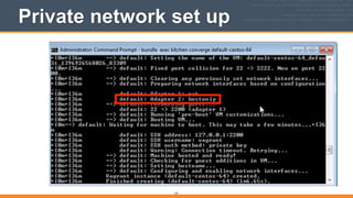 Private network set up
137
 