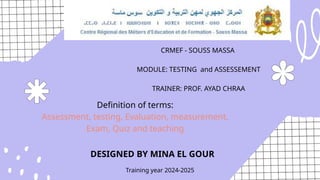 Testing and Assessment in education.pptx