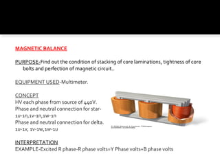 Testing and Condition Monitoring of Substation Equipments | PPT