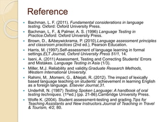 Testing and Evaluation Strategies in Second Language Teaching.pptx