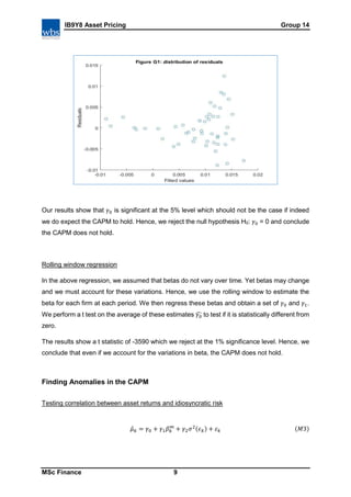 Testing and extending the capital asset pricing model | PDF