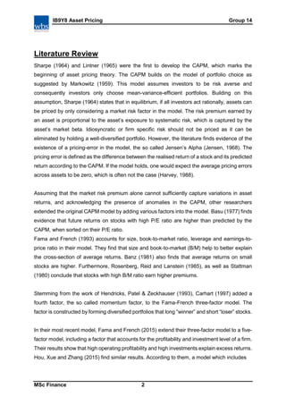 Testing and extending the capital asset pricing model | PDF