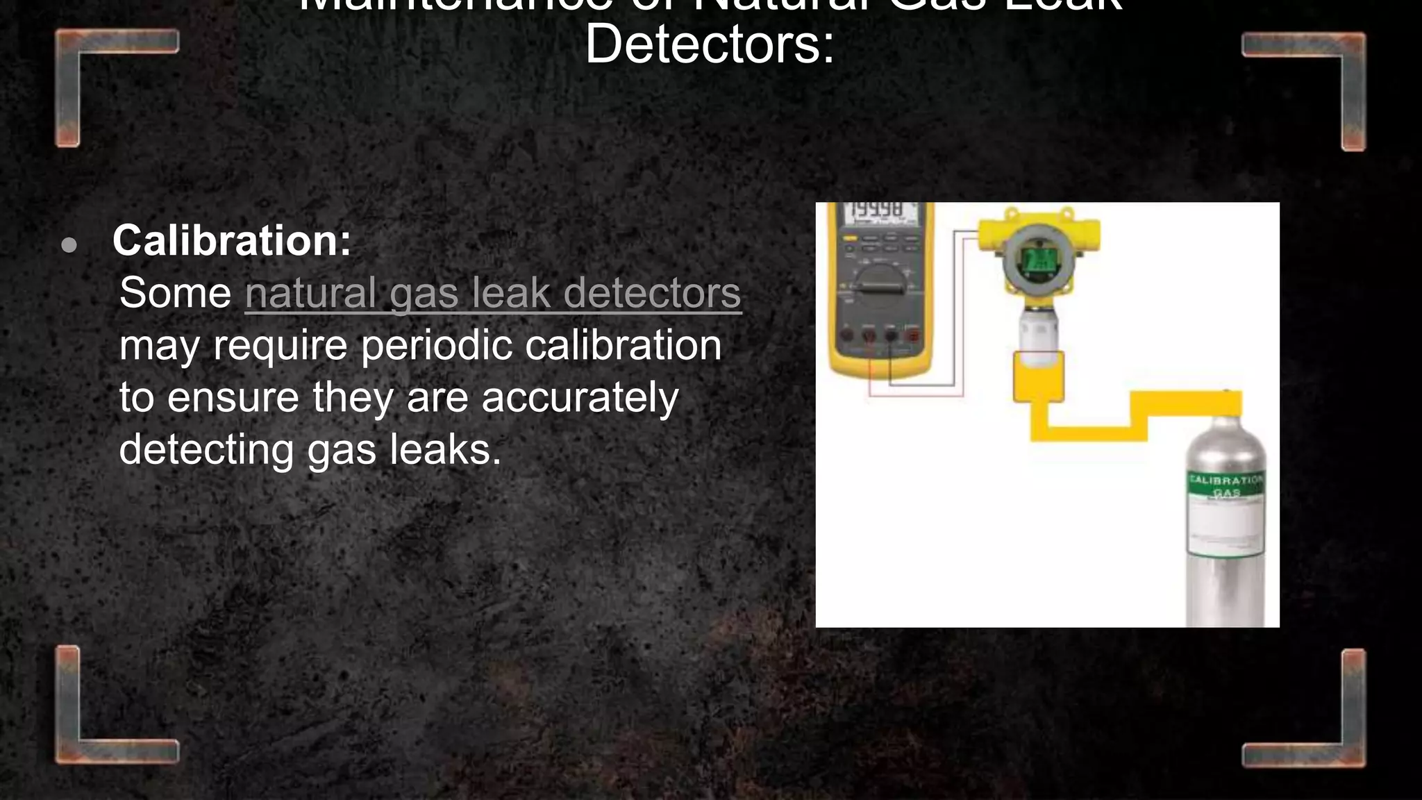 Testing and Maintenance of Natural Gas Leak Detector.pptx