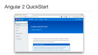Easiest ways to get started
Angular 2 QuickStart

https://github.com/angular/quickstart 

Angular 2 (and beyond) Seed

htt...