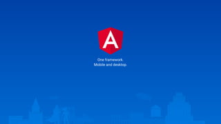 Hello World with Angular 2
<html>
<head>
<title>Angular 2 QuickStart</title>
<meta name="viewport" content="width=device-w...