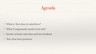 All About Test Class in #Salesforce | PDF