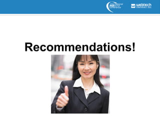Recommendations!
 