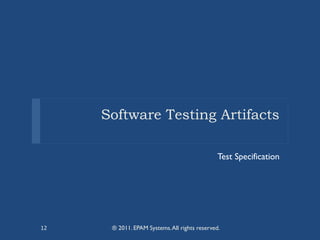Testing artifacts test cases | PDF