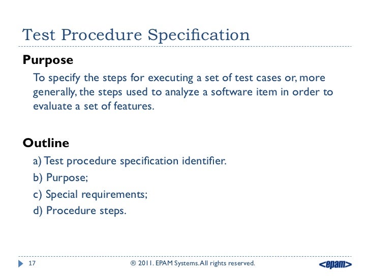 Testing artifacts test cases