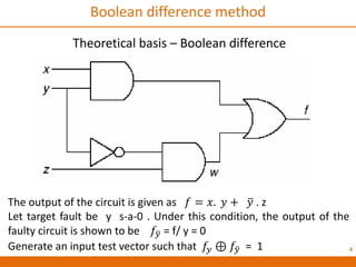Testing boolean difference | PDF