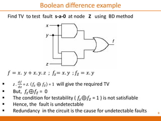 Testing boolean difference | PDF