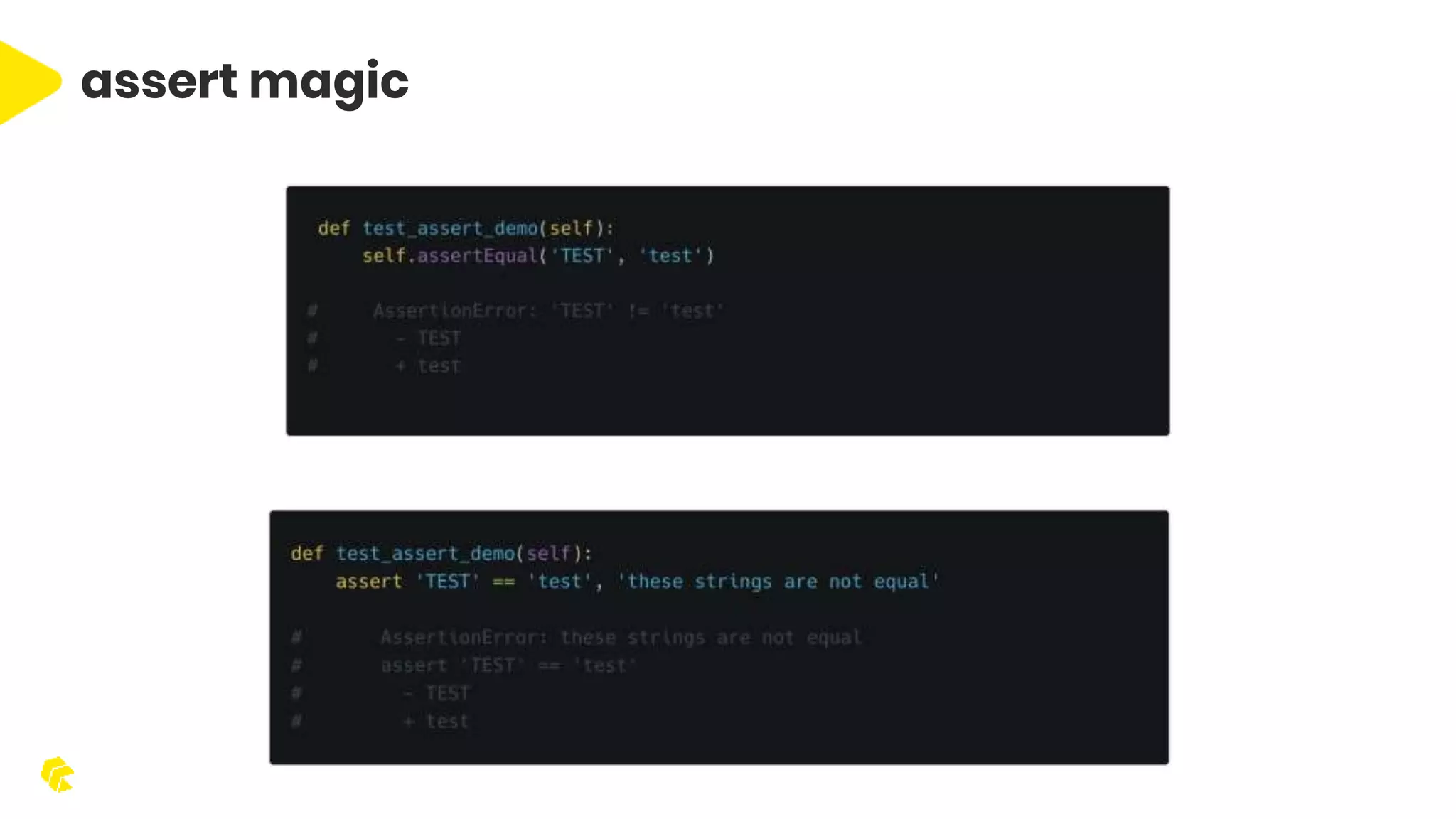 assert magic 