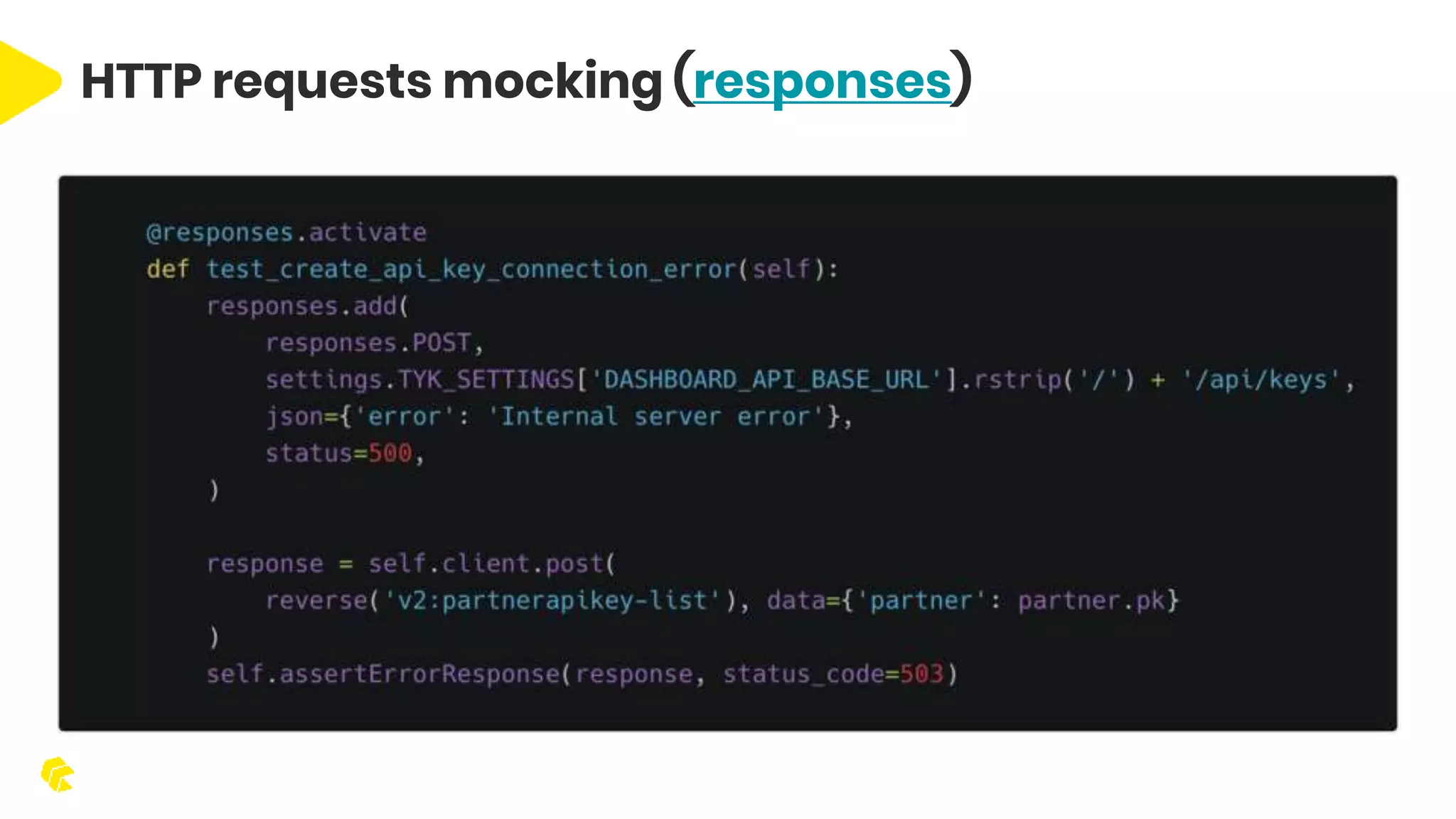 HTTP requests mocking (responses) 