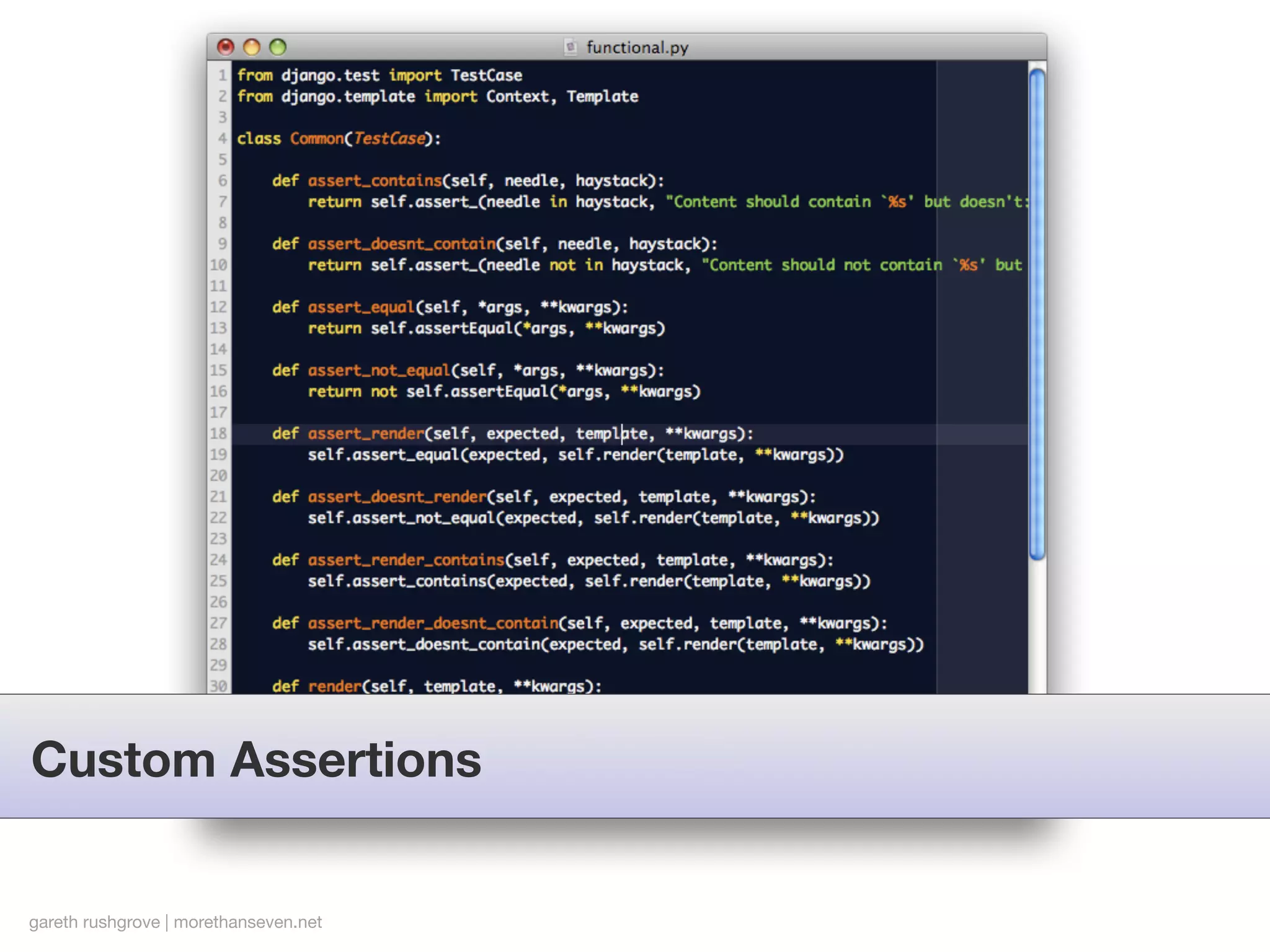 Testing Django Applications