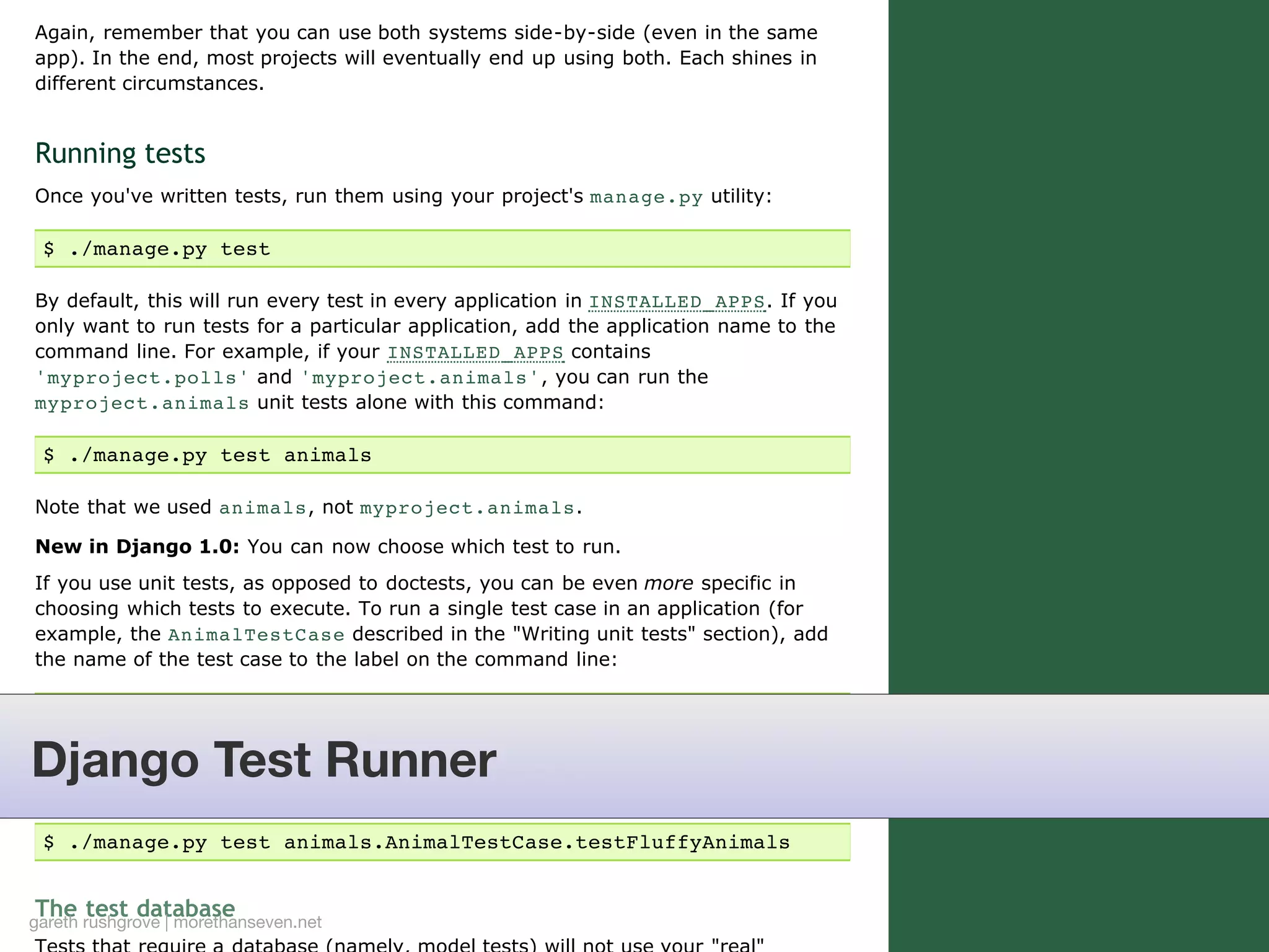 Testing Django Applications