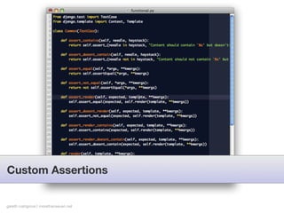 Testing Django Applications