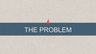 THE PROBLEM

 