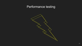Performance testing
21
 