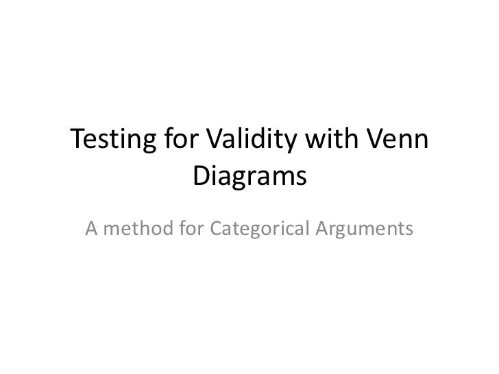 testing for validity with venn diagrams categorical syllogism venn diagram generator
