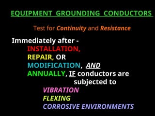Testing Grounding Systems Electrical Power | PPT