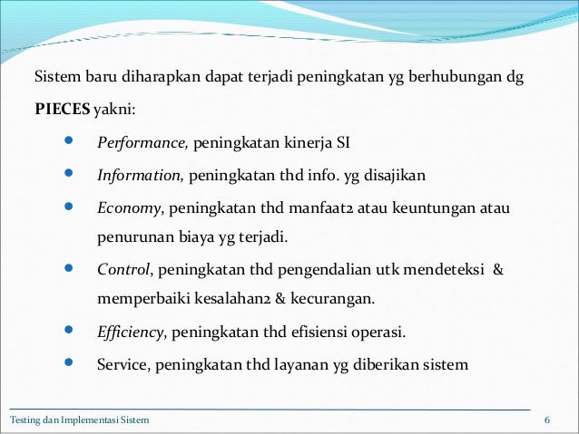 Testing&amp;implementasi 1 pendahuluan