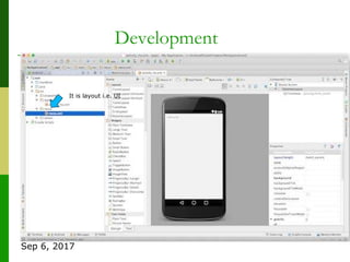Sep 6, 2017
Development
It is layout i.e. UI
 