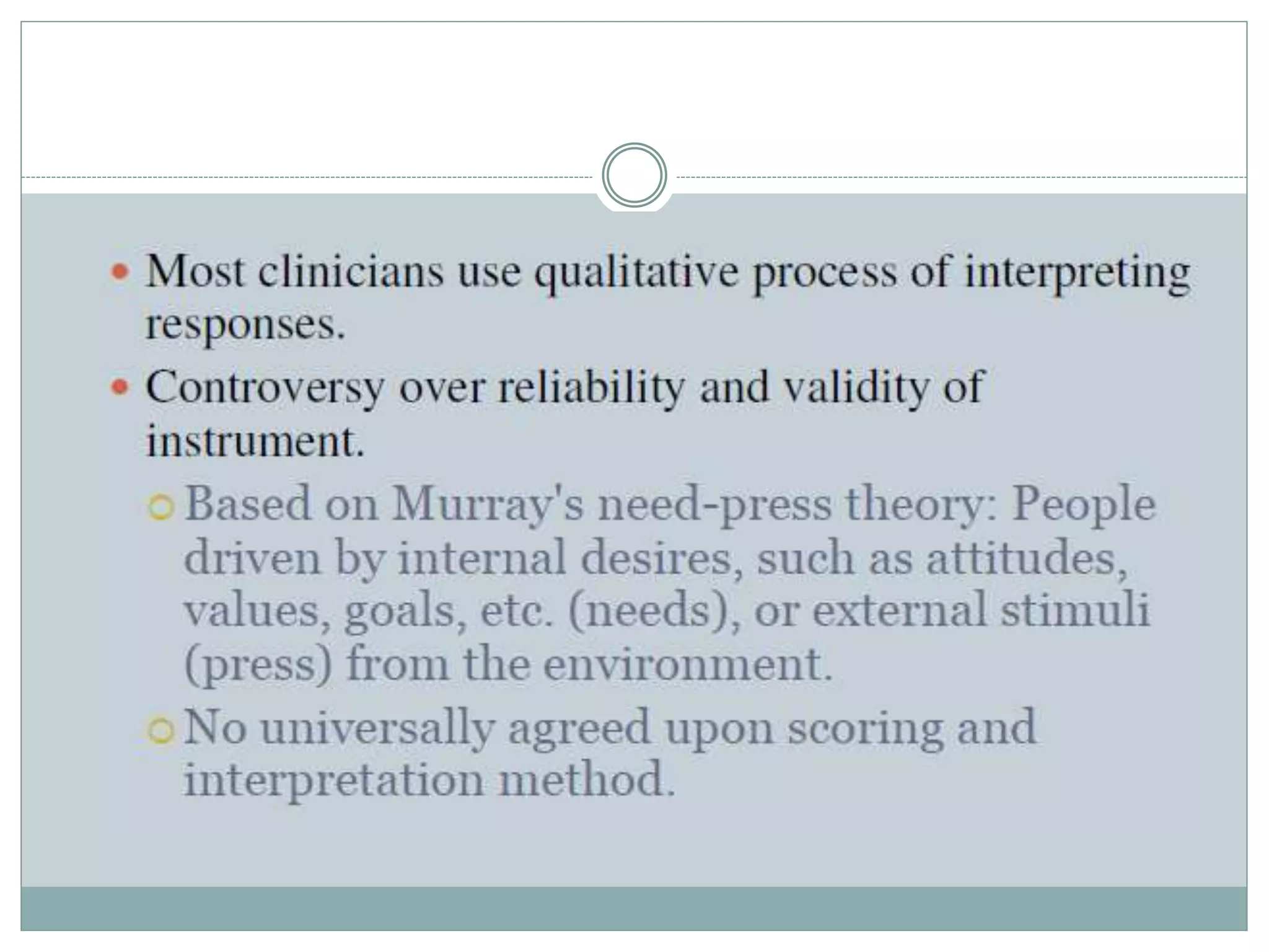 Rorschach Inkblot Test
 