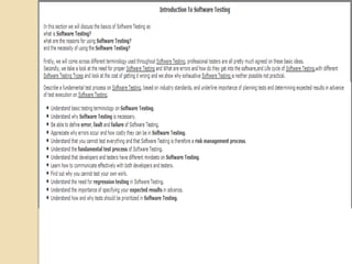 Software testing study material image