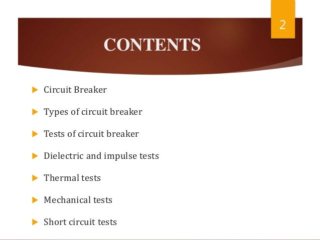Ppt Circuit Breakers Powerpoint Presentation Free Download Id 1989671