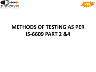 Testing Of DF as Per IS and CCE testing methods.pptx