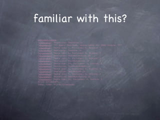 familiar with this? run-unit-tests : [ rhinounit ] Testsuite: TestCore.js [ rhinounit ] *** Empty TestCase, unavailable for OOAD module. *** [ rhinounit ] Tests run: 1, Failures: 0, Errors: 0 [ rhinounit ] Testsuite: TestEve.js [ rhinounit ] Tests run: 4, Failures: 0, Errors: 0 [ rhinounit ] Testsuite: TestReflection.js [ rhinounit ] Tests run: 5, Failures: 0, Errors: 0 [ rhinounit ] Testsuite: TestRubyArray.js [ rhinounit ] Tests run: 26, Failures: 0, Errors: 0 [ rhinounit ] Testsuite: TestRubyNumber.js [ rhinounit ] Tests run: 3, Failures: 0, Errors: 0 [ rhinounit ] Testsuite: TestRubyOO.js [ rhinounit ] Tests run: 7, Failures: 0, Errors: 0 [ rhinounit ] Testsuite: TestRubyString.js [ rhinounit ] Tests run: 12, Failures: 0, Errors: 0 BUILD SUCCESSFUL Total time: 922 milliseconds 