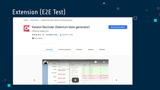 Extension (E2E Test)
 